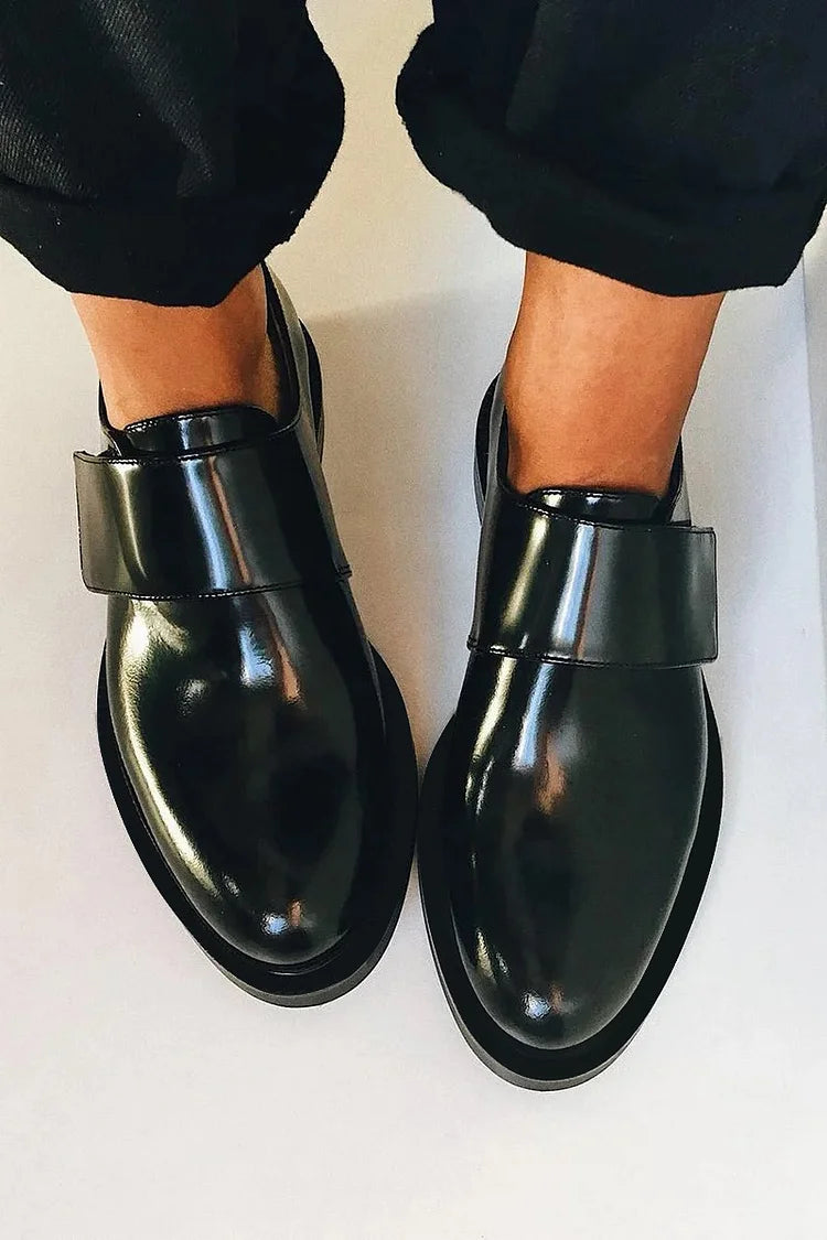 Women's smart slip-on footwear — wide instep band | office wear