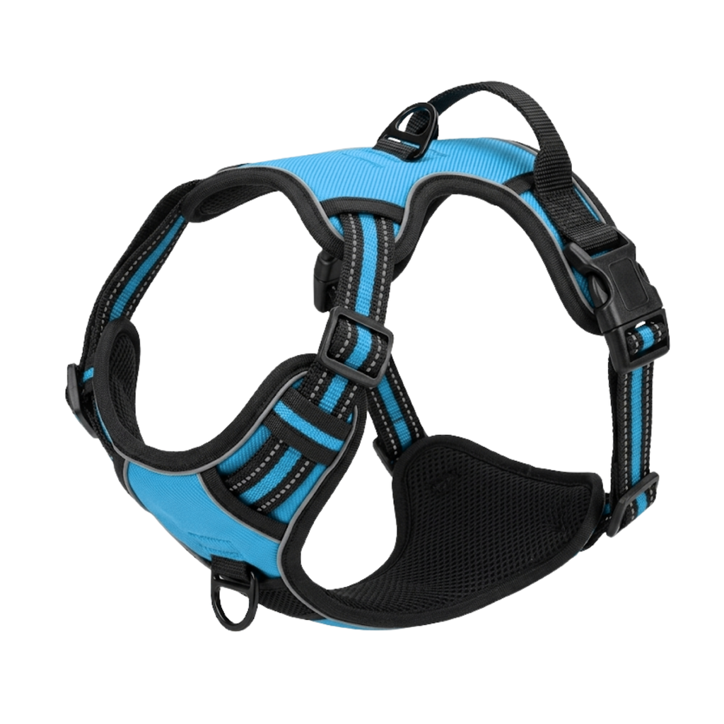 Reflective No-Pull Dog Harness with Control Handle and Adjustable Mesh Vest