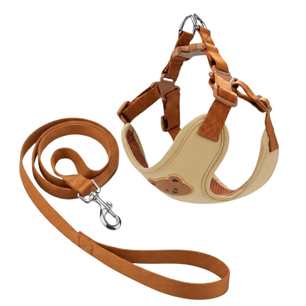 Pet Harness and Leash Set Adjustable Anti-Escape Vest for Small Dogs and Cats