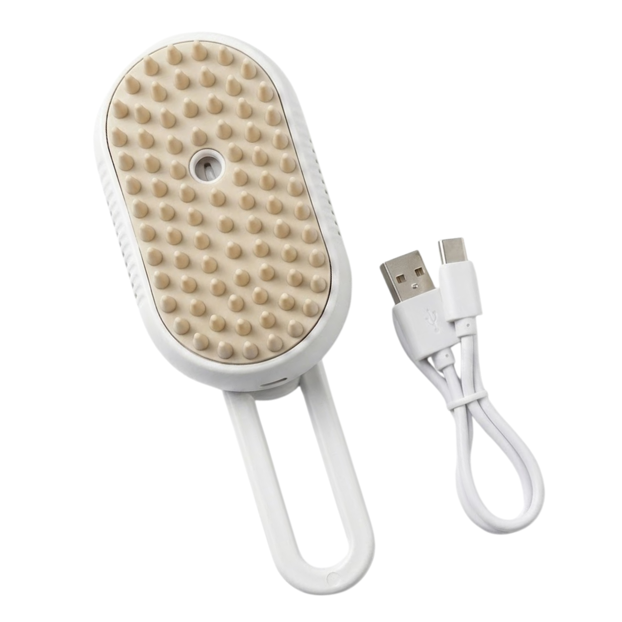 Electric Steamy Pet Brush for Cats and Dogs Portable 3-in-1 Massage Grooming Comb