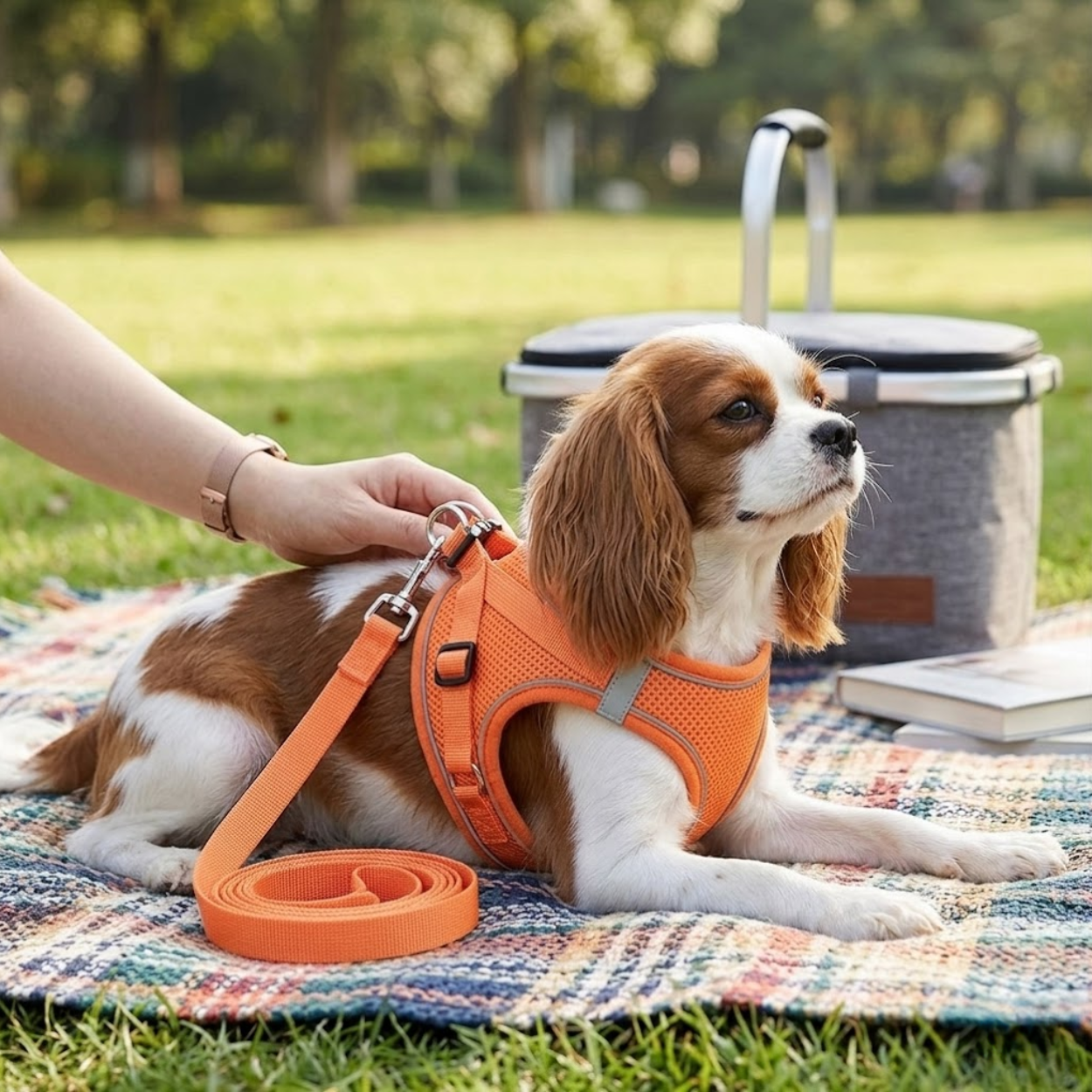 Reflective Dog Harness and Leash Set Breathable Mesh No Pull Vest for Small Pets