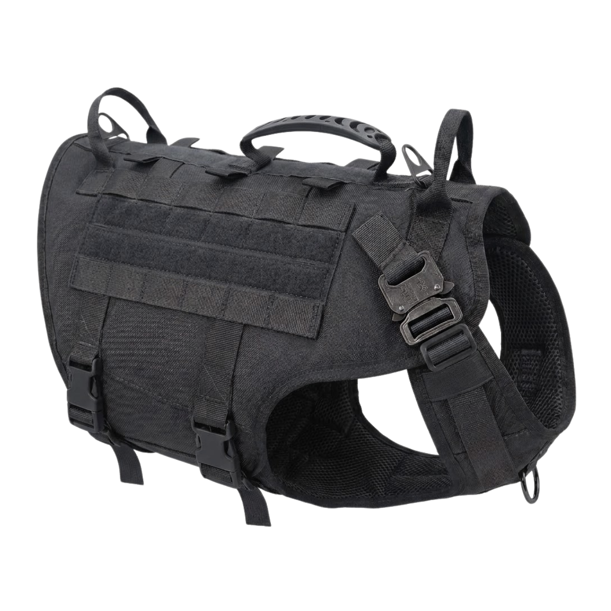 Tactical Dog Harness Military Nylon No Pull Vest With Molle Pouches and Handle