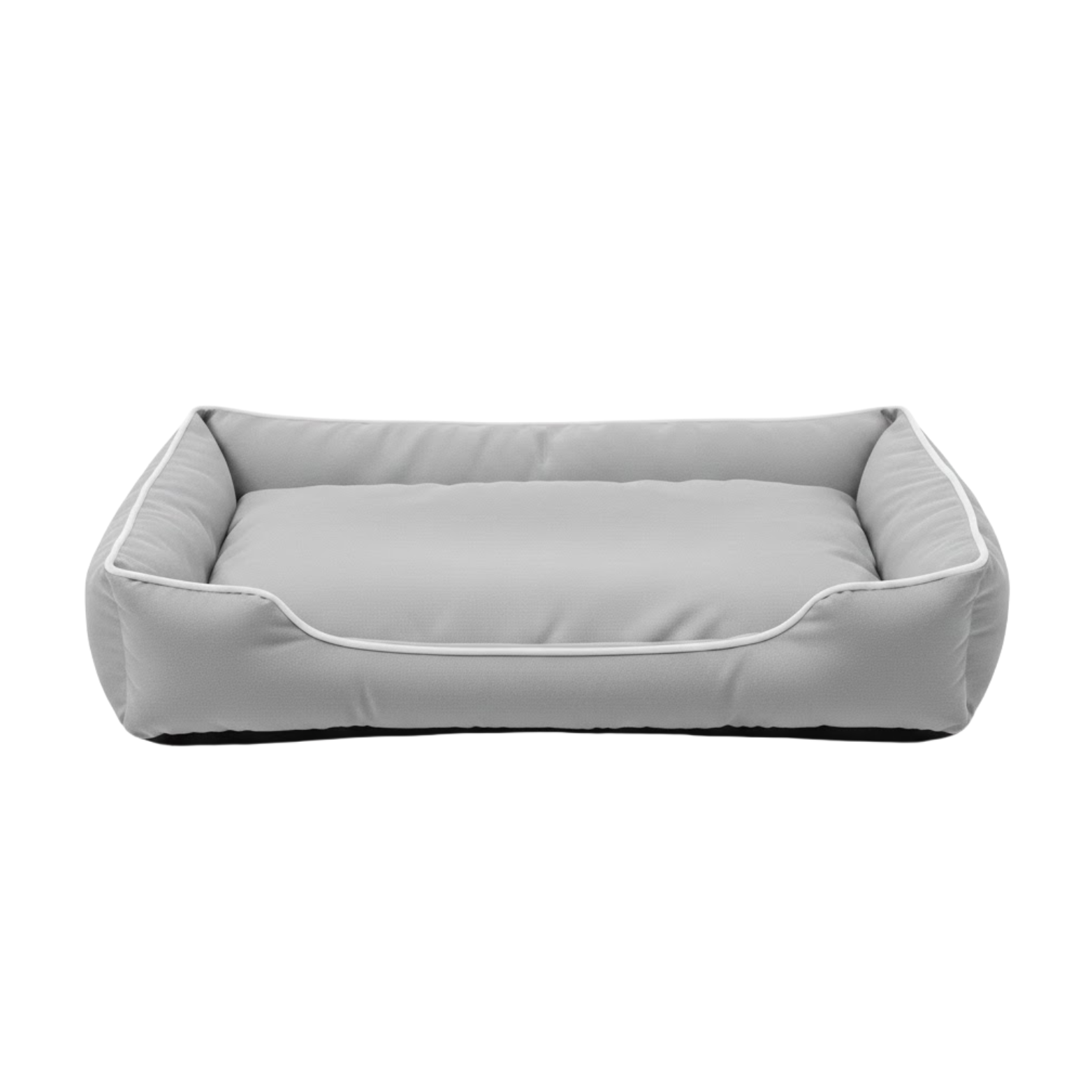 Waterproof Square Dog Bed with Durable Fiber Padding and Mechanical Wash Construction