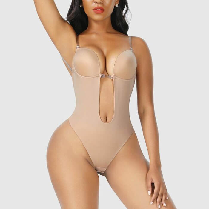 Backless body shaper | Sculpting design with open back for formal events