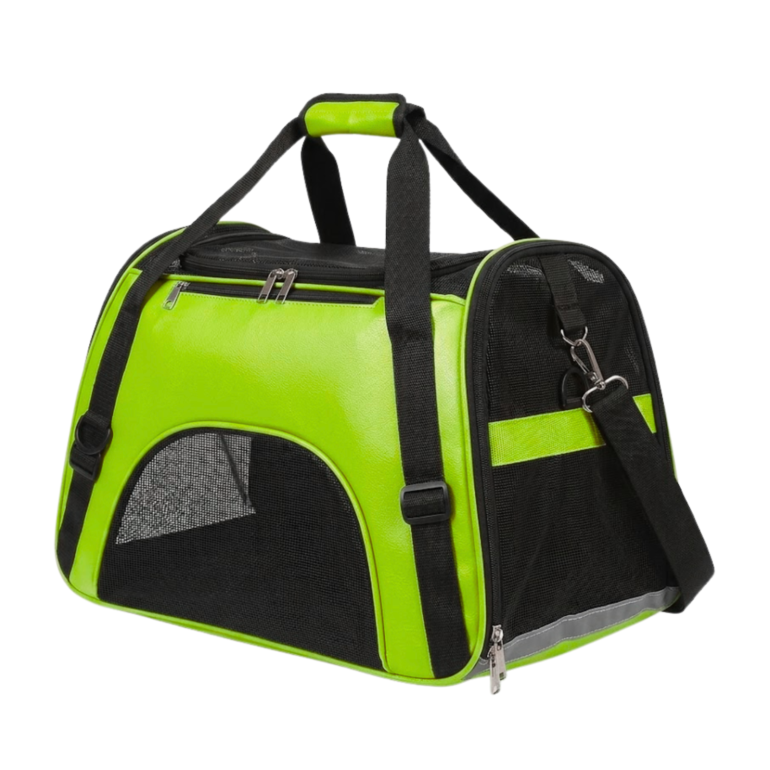 Breathable Mesh Pet Carrier Bag for Cats and Small Dogs with Shoulder Strap