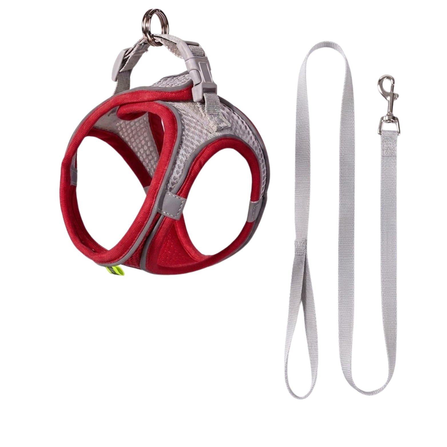 Small Dog Harness and Leash Set Adjustable Breathable Nylon Mesh Puppy Vest