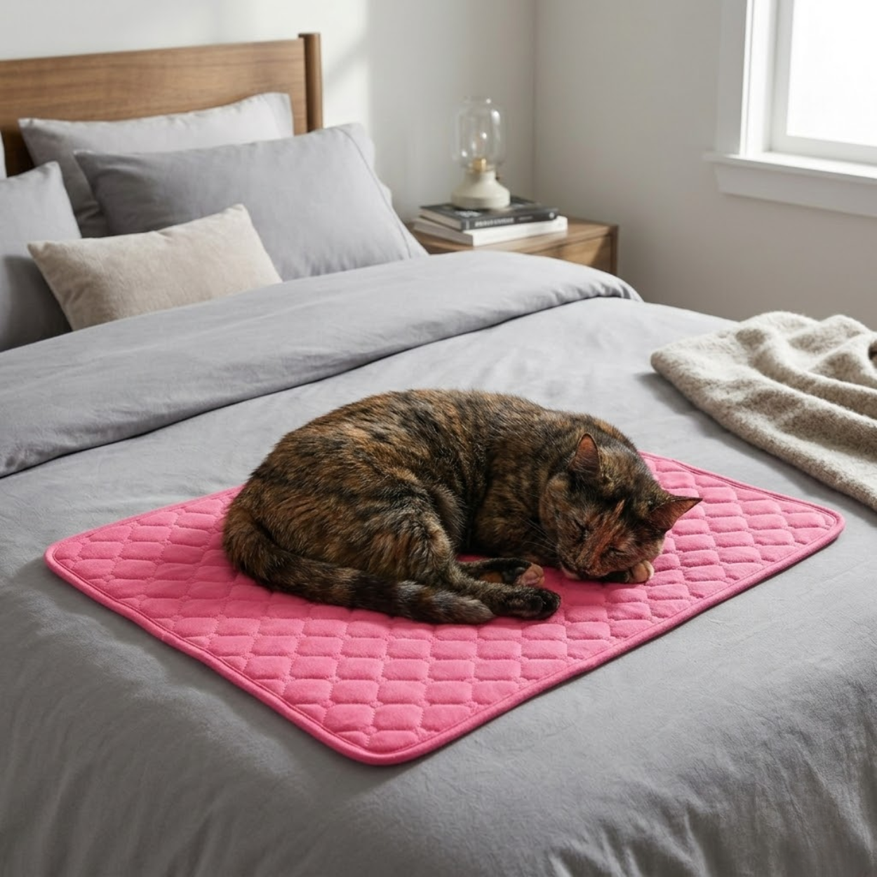 Washable Reusable Dog Pee Pad Absorbent Waterproof Puppy Training Mat for Car Seats