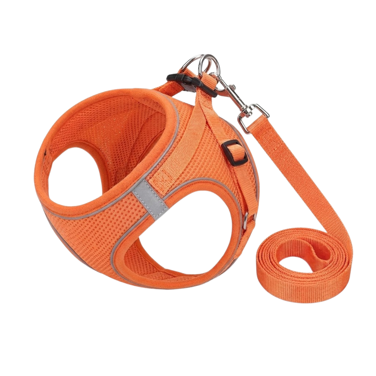 Reflective Dog Harness and Leash Set Breathable Mesh No Pull Vest for Small Pets
