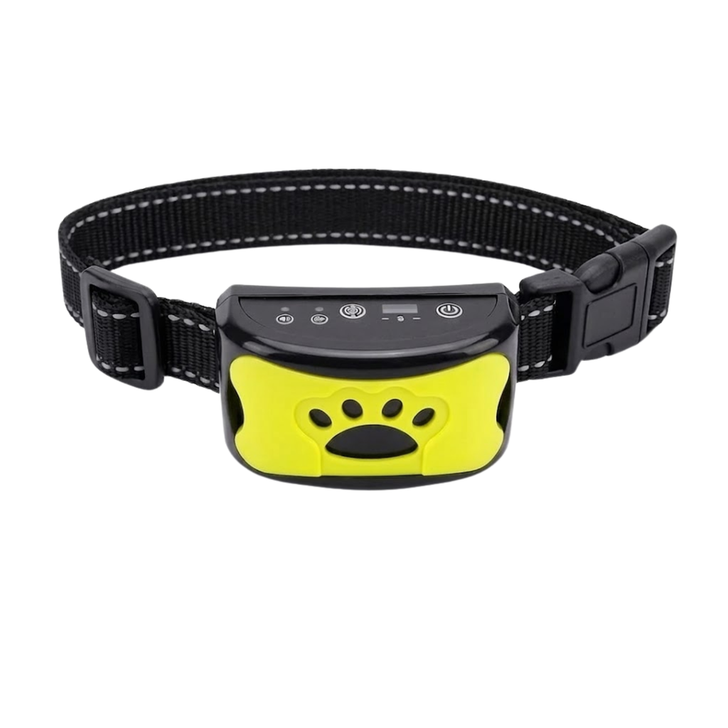 Anti Bark Collar with Vibration and Sound Rechargeable Nylon Training Band for Dogs