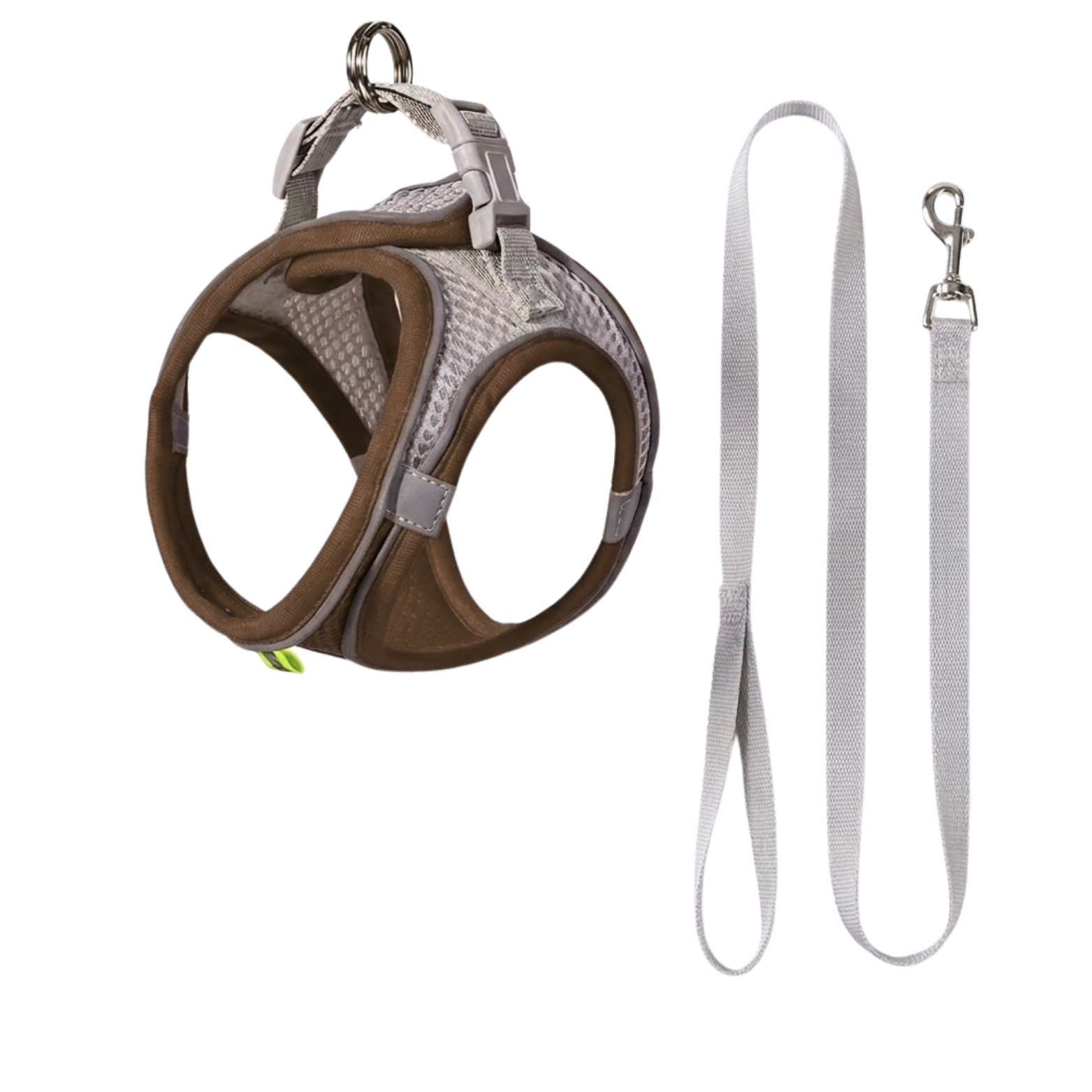 Small Dog Harness and Leash Set Adjustable Breathable Nylon Mesh Puppy Vest