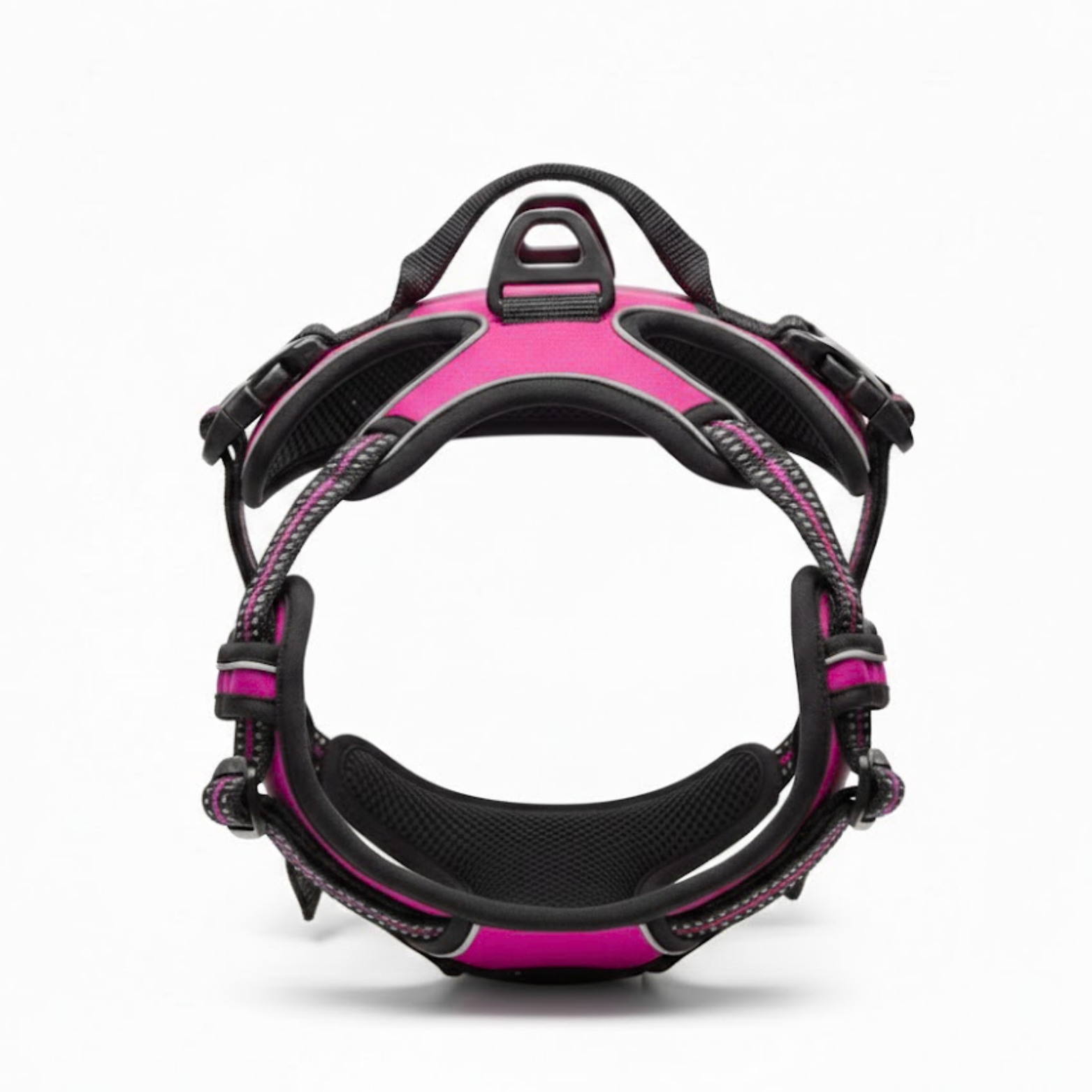Reflective Dog Harness Vest with Adjustable Buckles and Breathable Mesh