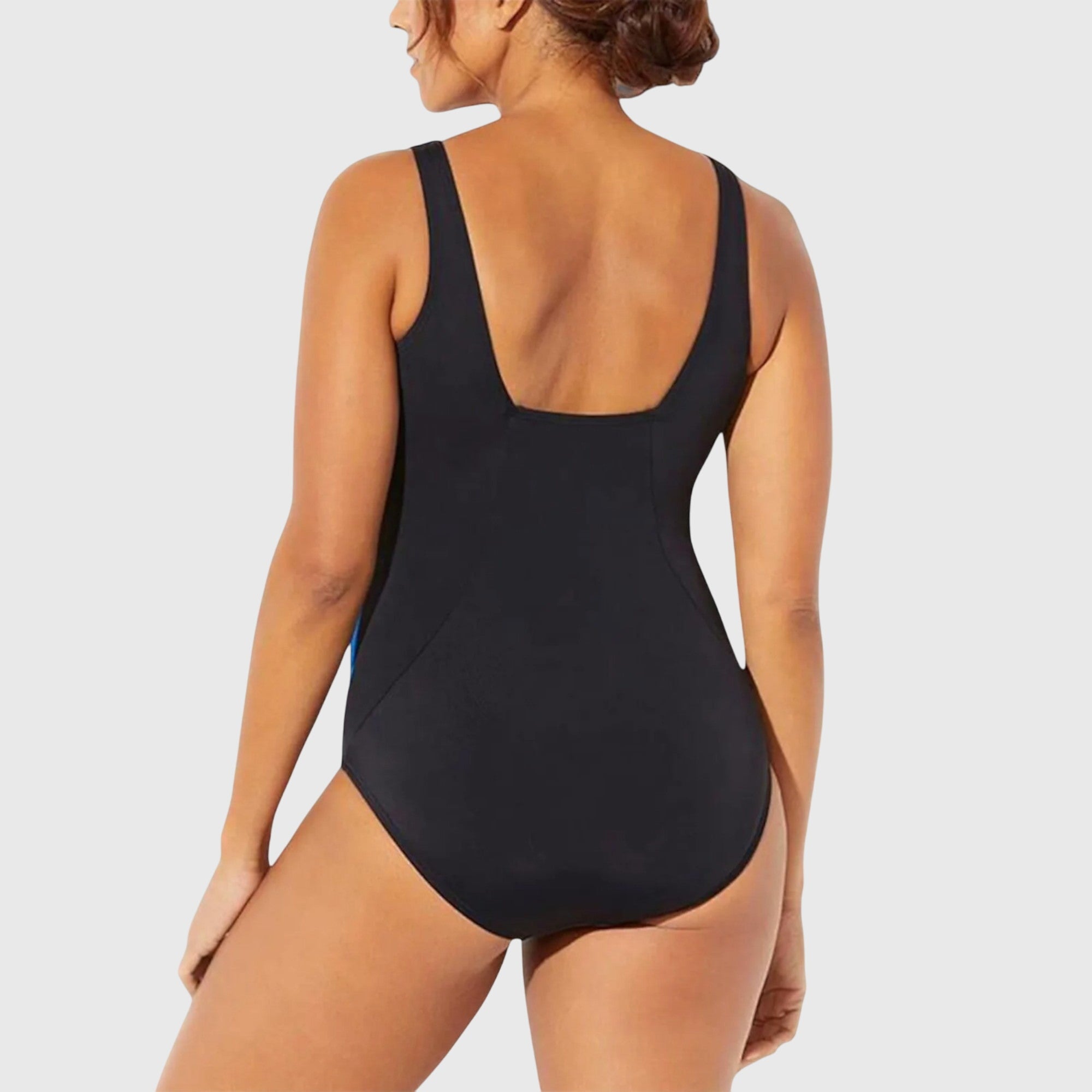 Printed one-piece swimsuit | shaping bathing suit for swimming