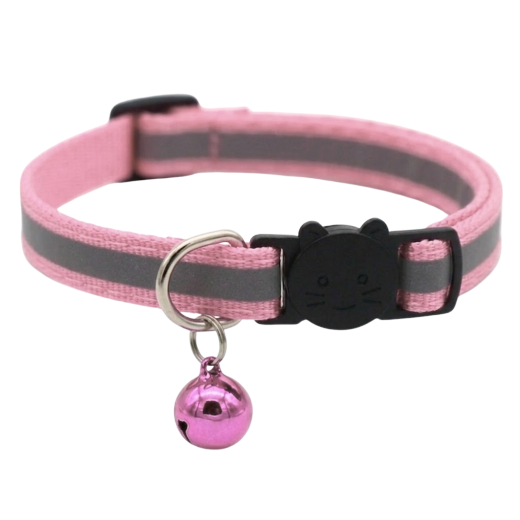 Reflective Cat Collar with Bell and Breakaway Buckle for Small Dogs and Kittens