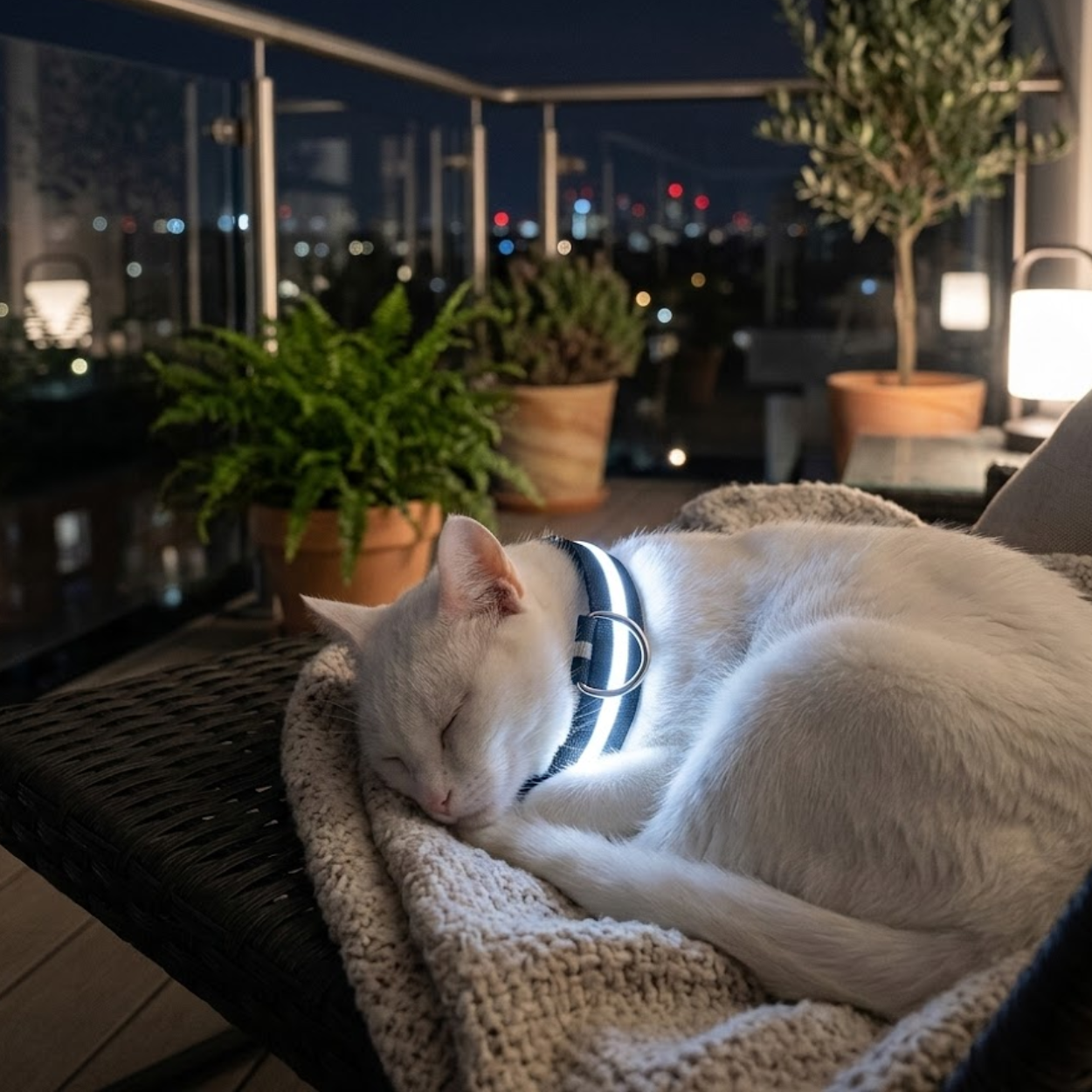 LED Glowing Dog Collar USB Rechargeable Nylon Light Up Pet Safety Harness Adjustable