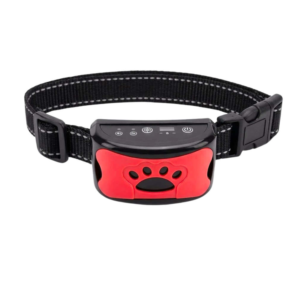 Anti Bark Collar with Vibration and Sound Rechargeable Nylon Training Band for Dogs