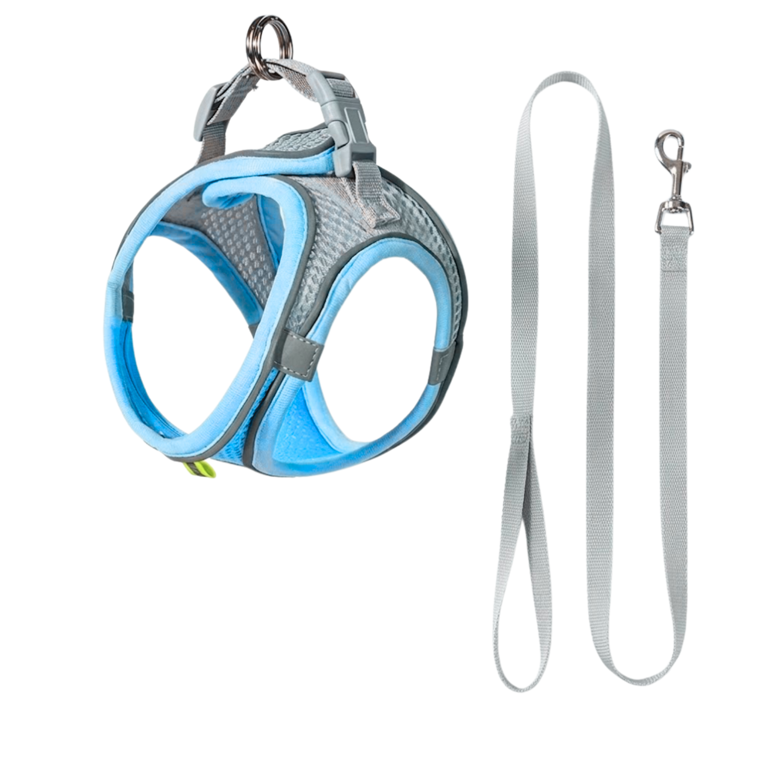 Small Dog Harness and Leash Set Adjustable Breathable Nylon Mesh Puppy Vest