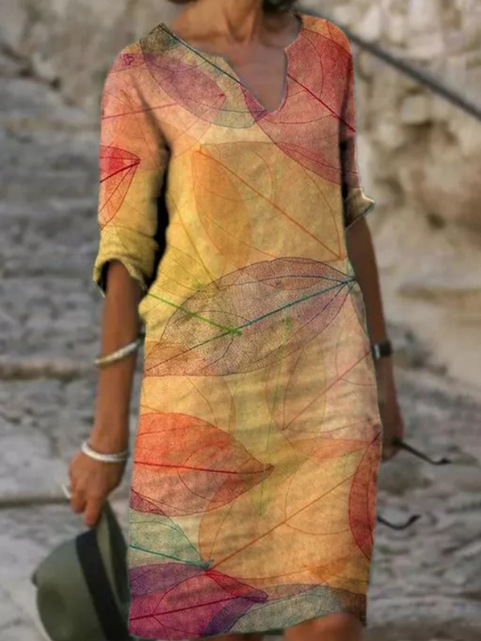 Women's linen dress | relaxed fit for summer vacations