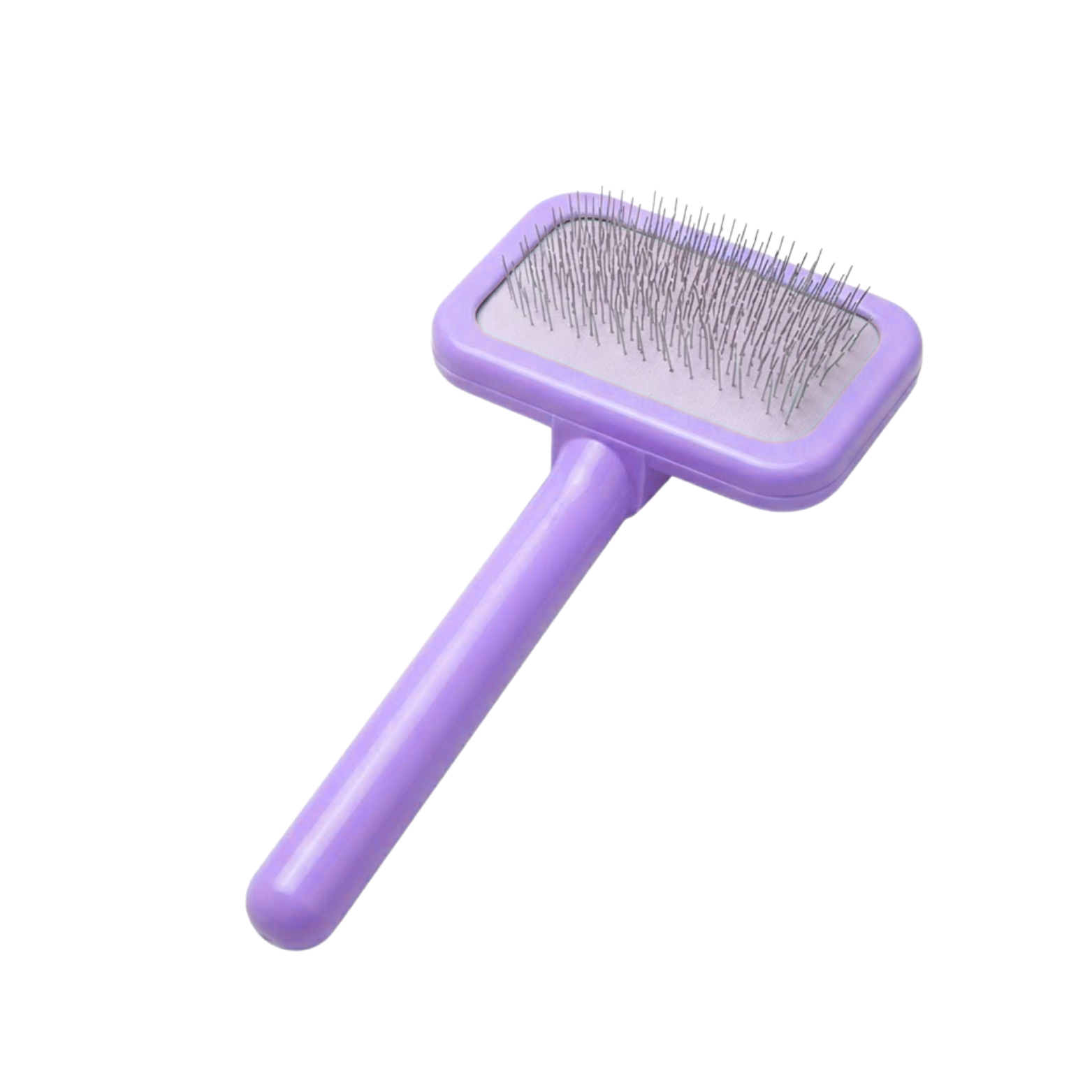 Dog Pin Brush with Wooden Handle Professional Pet Grooming Needle Comb for Hair
