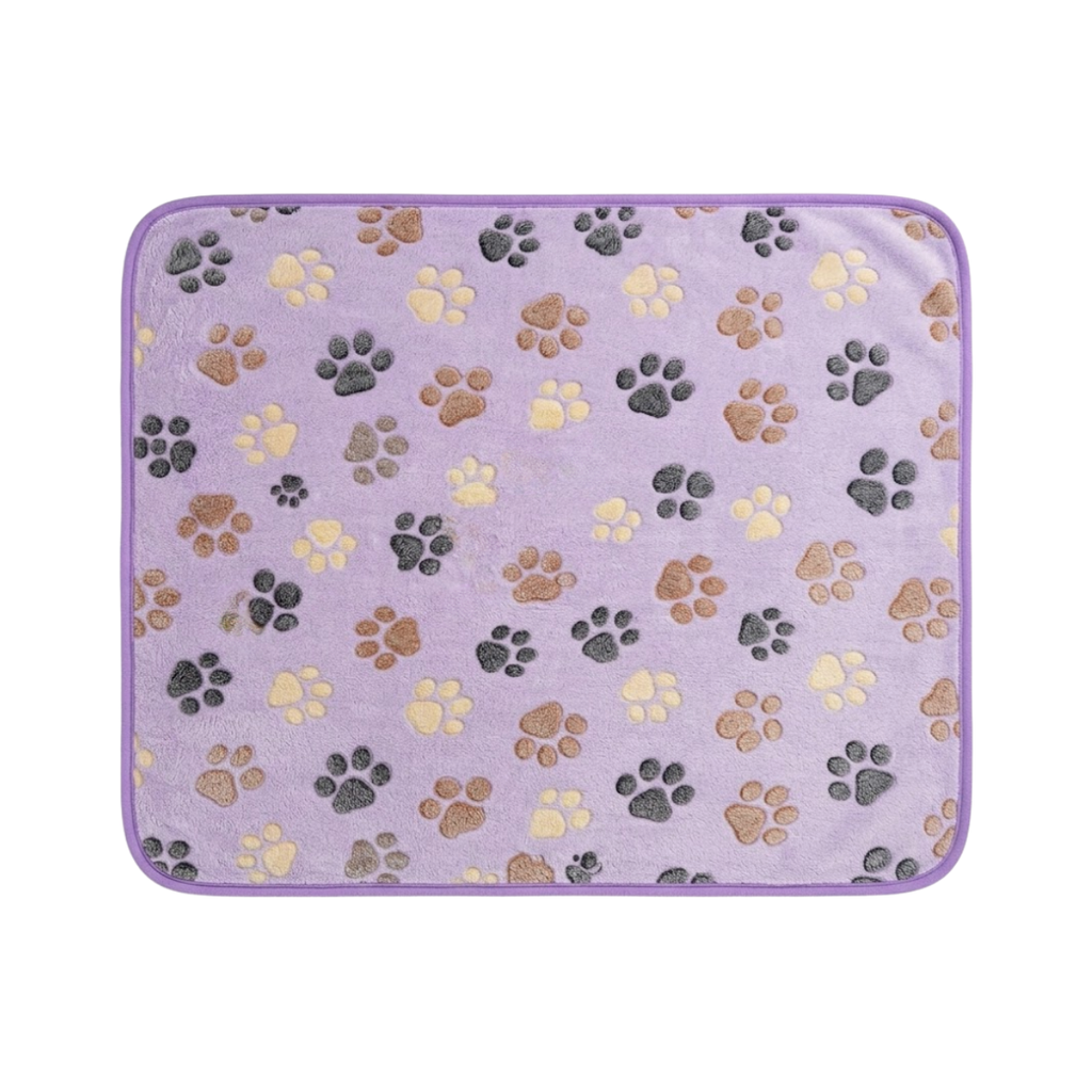 Soft Flannel Pet Blanket Breathable Coral Fleece Sleeping Mat for Dogs and Cats