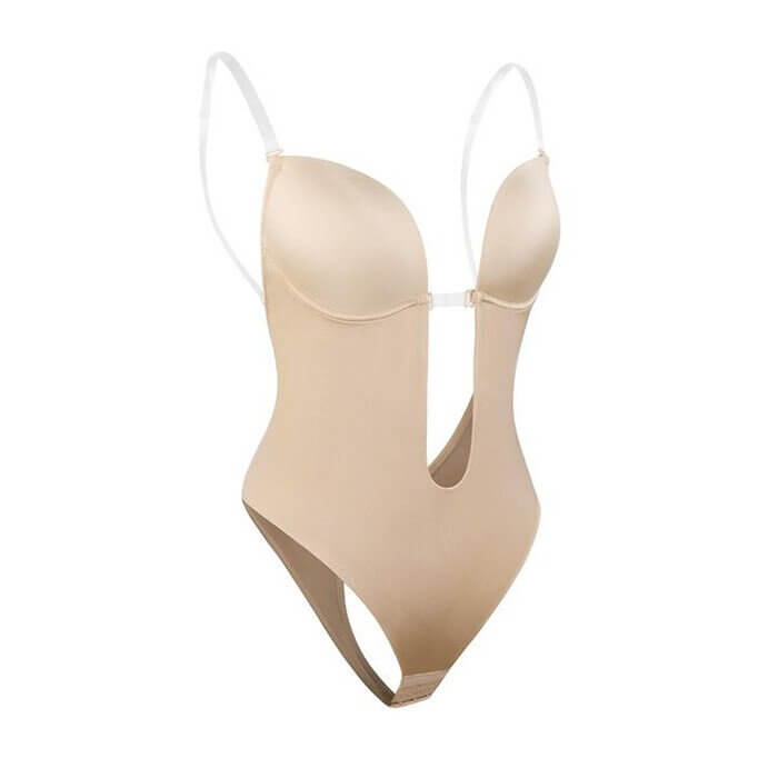 Backless body shaper | Sculpting design with open back for formal events