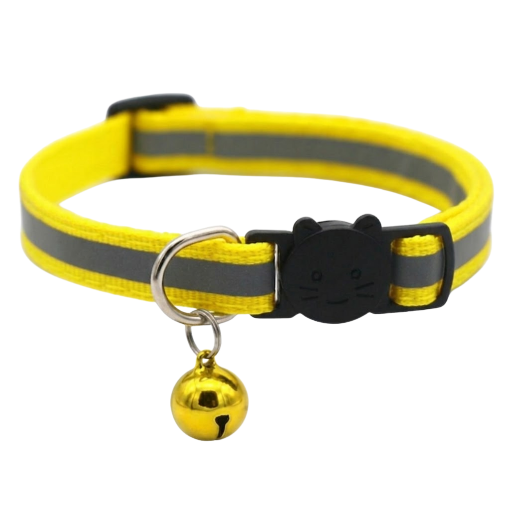 Reflective Cat Collar with Bell and Breakaway Buckle for Small Dogs and Kittens