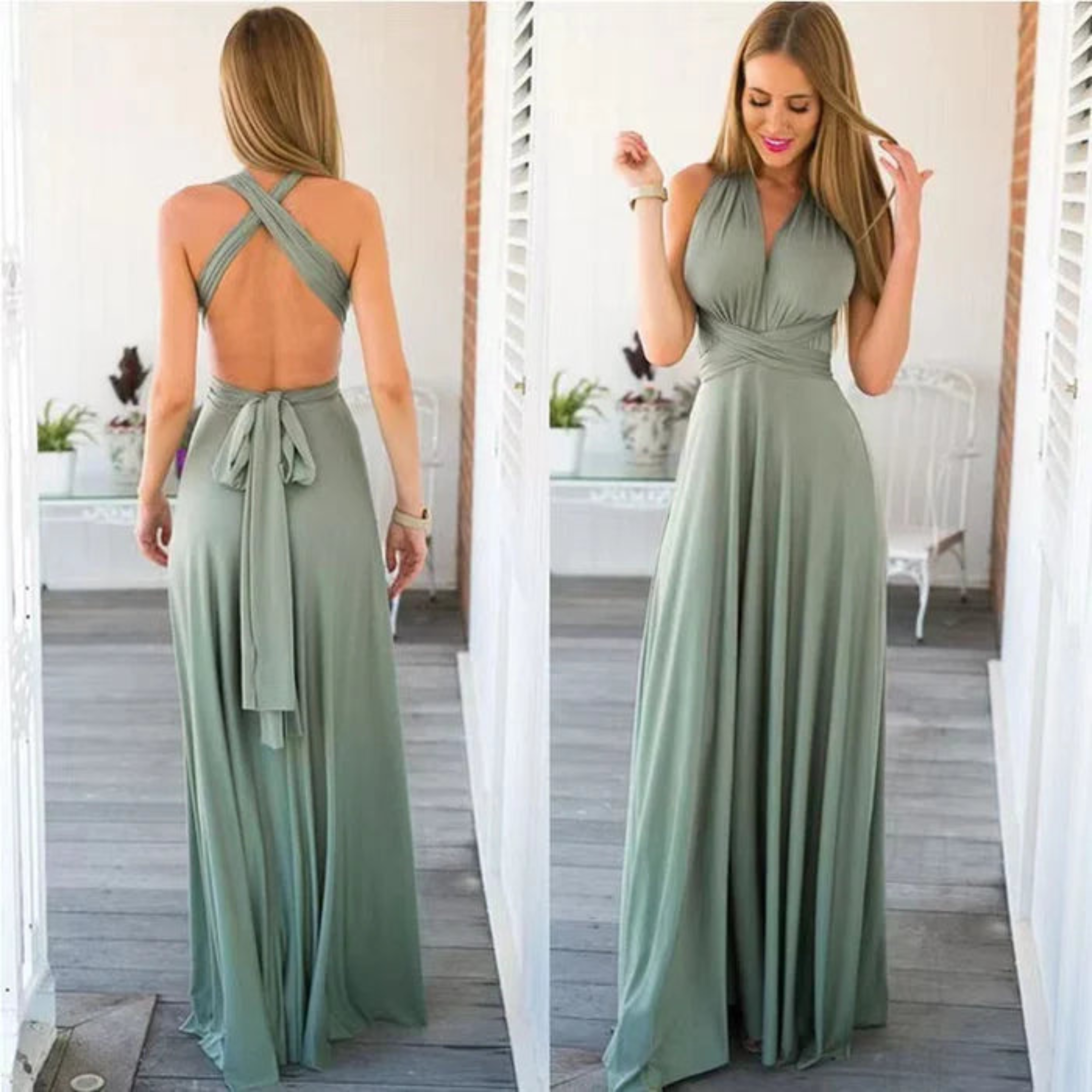 Convertible Multiway Maxi Dress