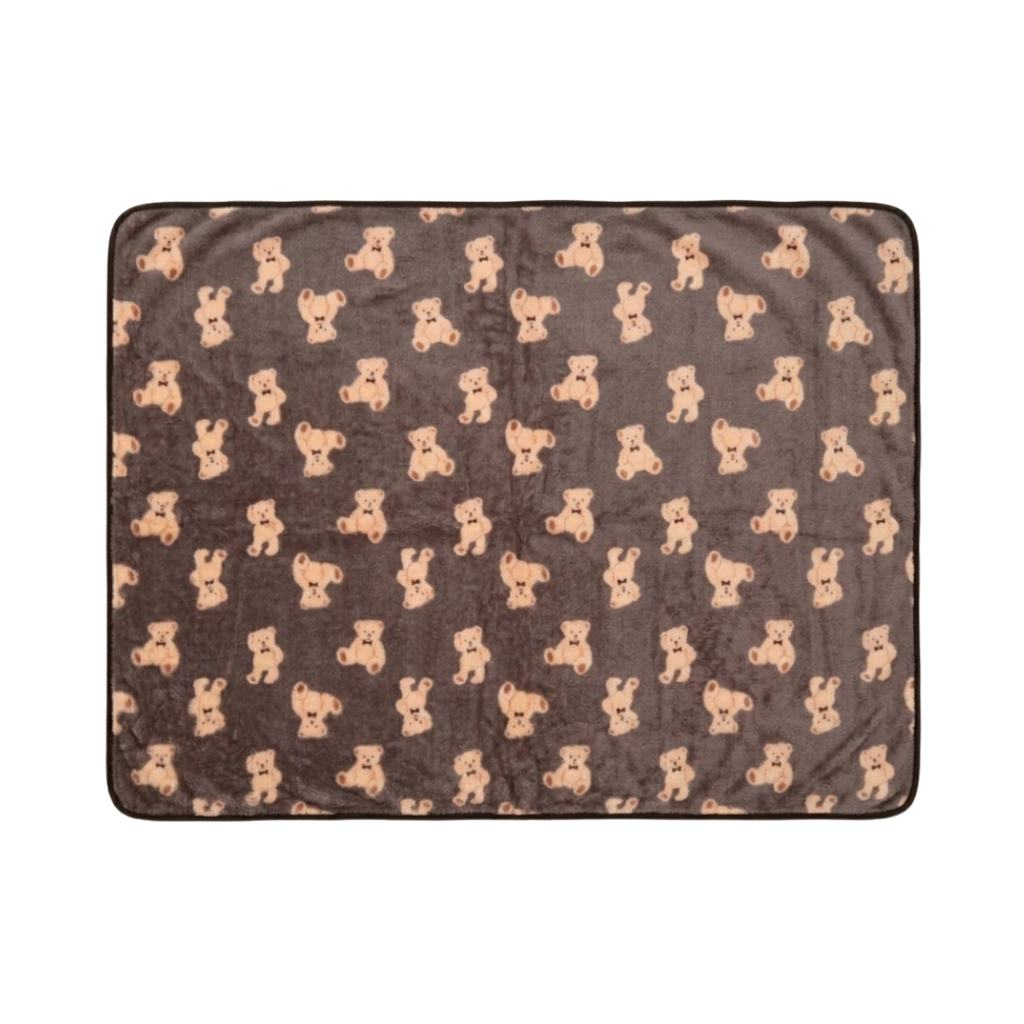 Soft Flannel Pet Blanket Breathable Coral Fleece Sleeping Mat for Dogs and Cats