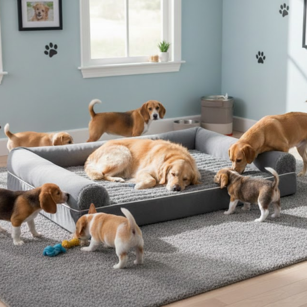 Luxury High-Quality Detachable Pet Dog Bed Mats