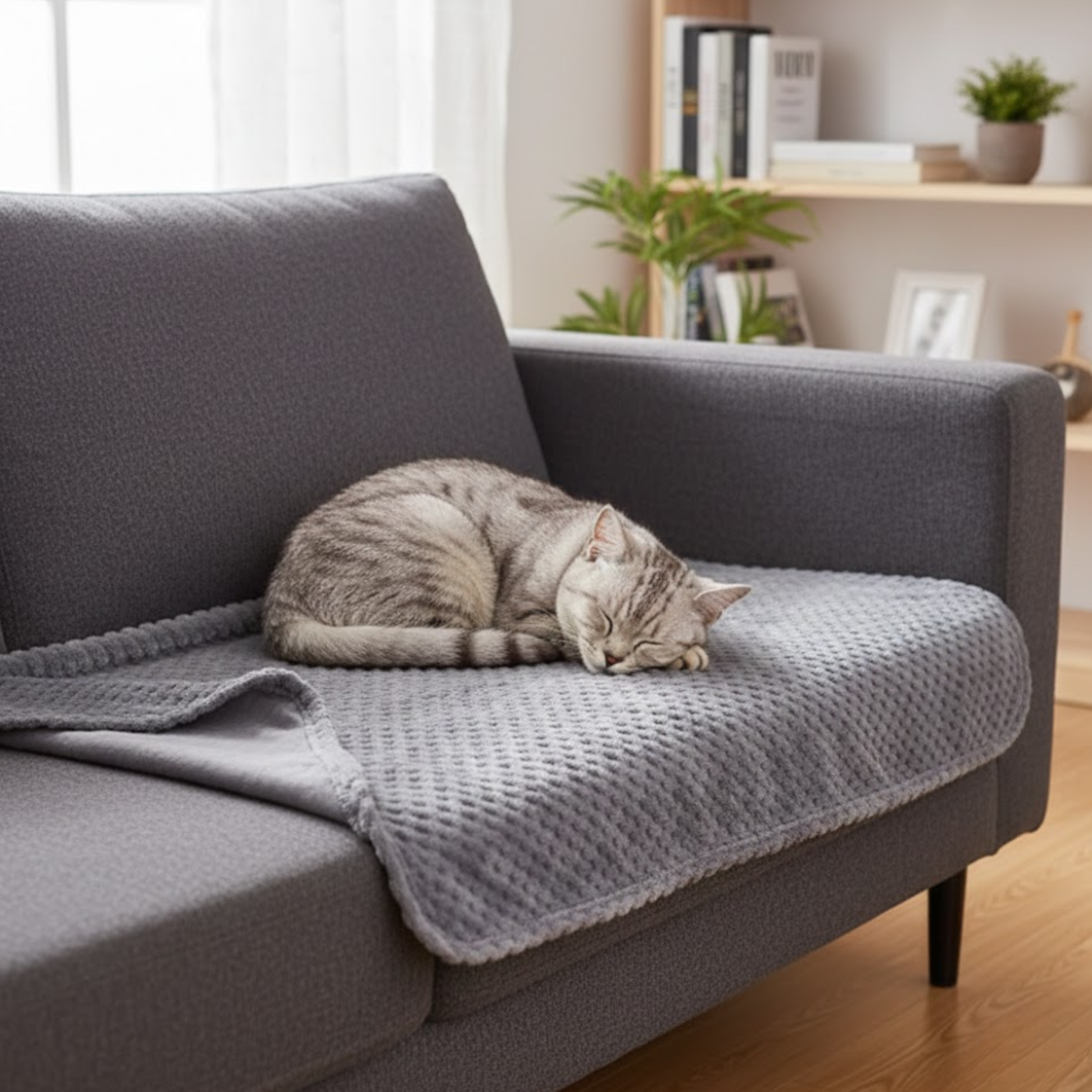 Plush Flannel Pet Blanket Washable Soft Fleece Sleeping Mat for Dogs and Cats