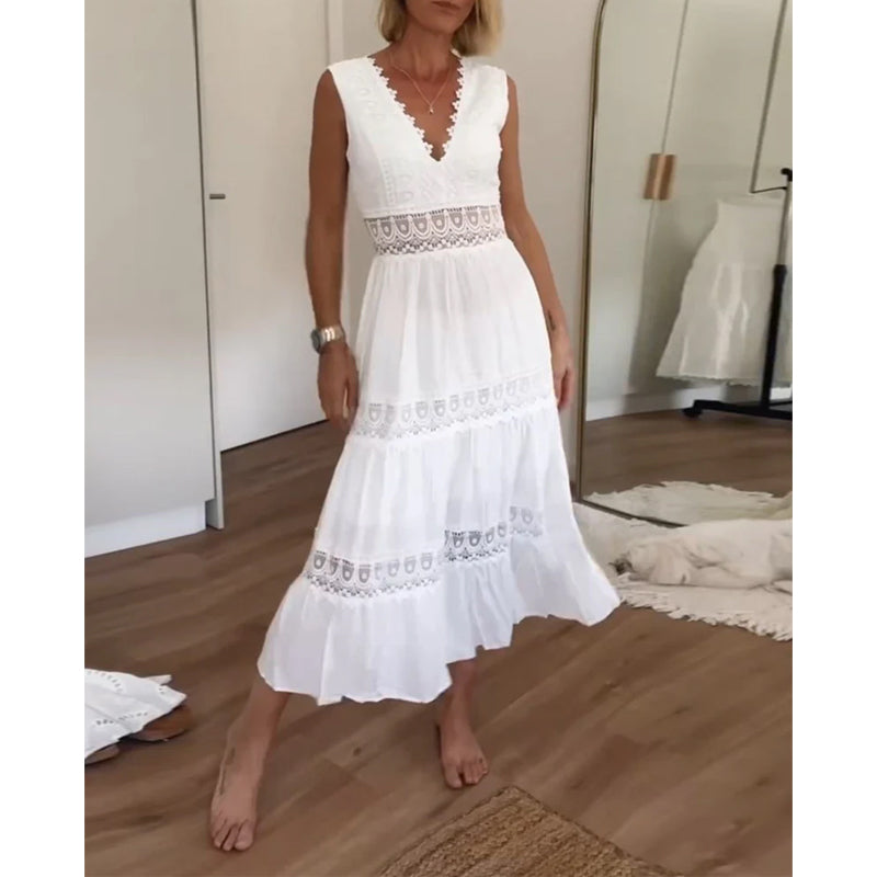 Women's Lace Midi Dress