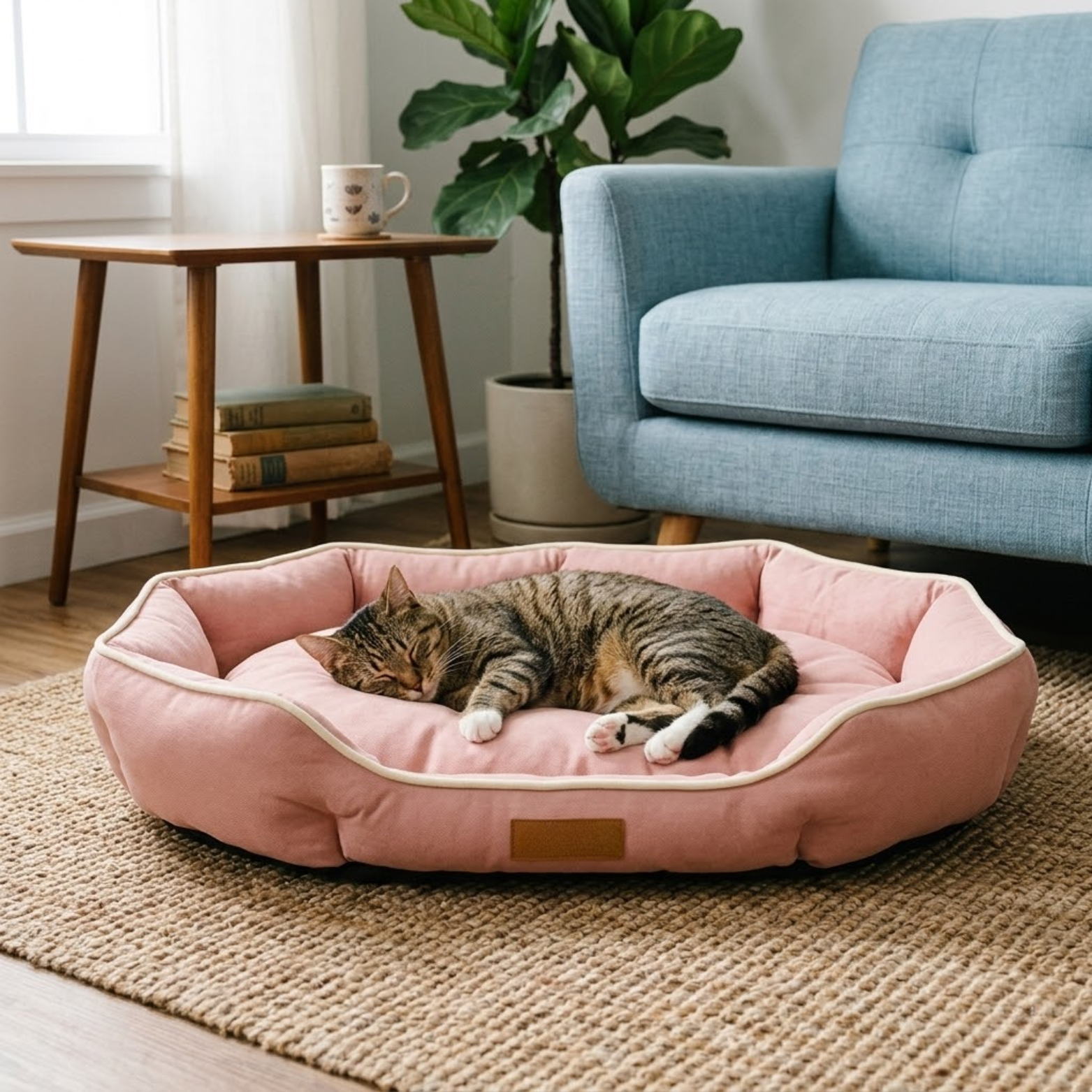 Cotton Dog Bed Breathable Pet Mattress Washable Sleeping Pad for Dogs and Cats