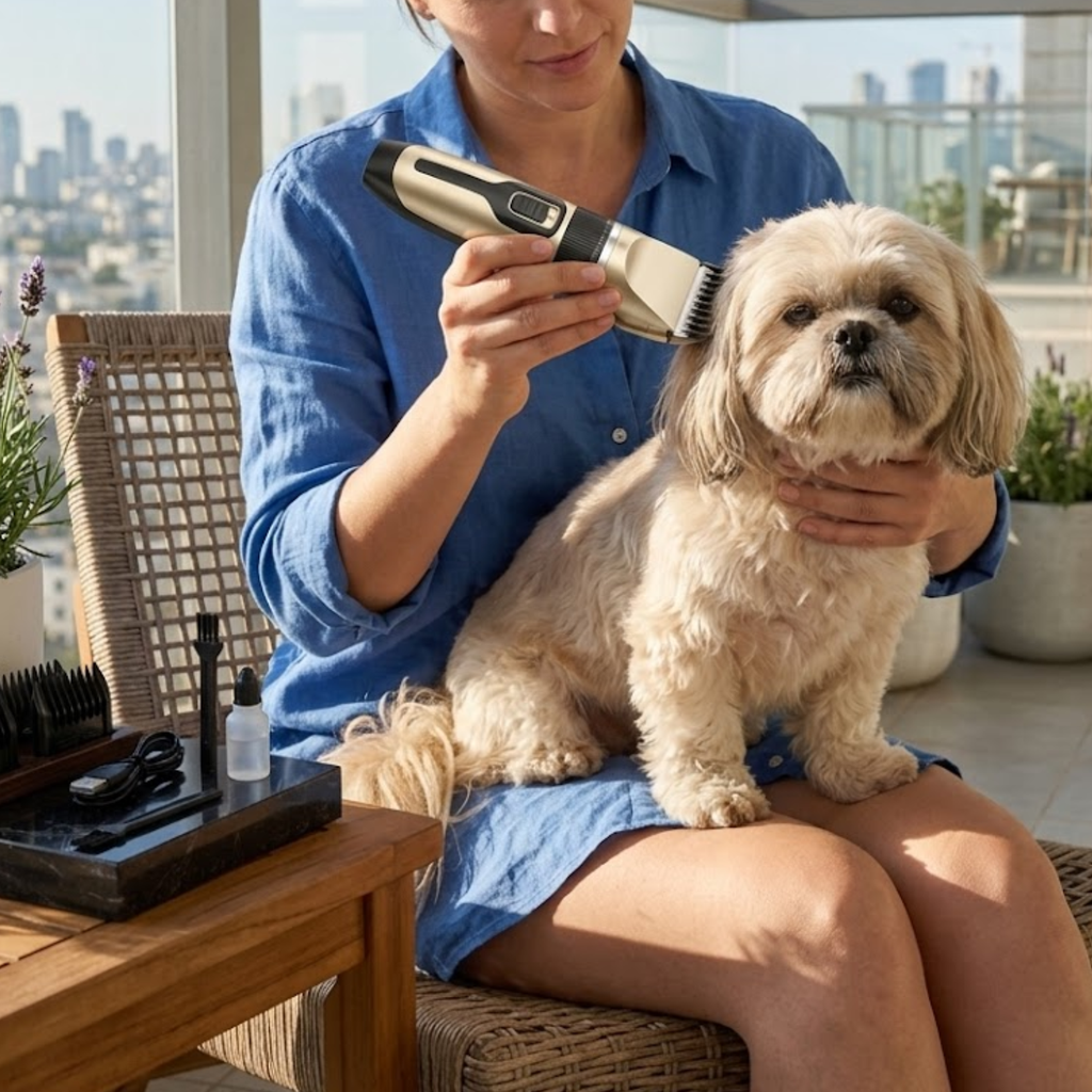Dog Clippers Cordless Grooming Kit Rechargeable Professional Pet Hair Trimmer Set