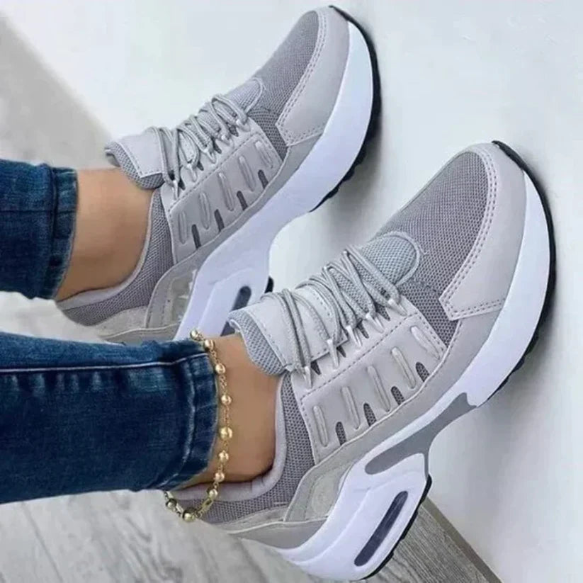 Walking shoes with cushioned insoles — slip-on style for daily comfort