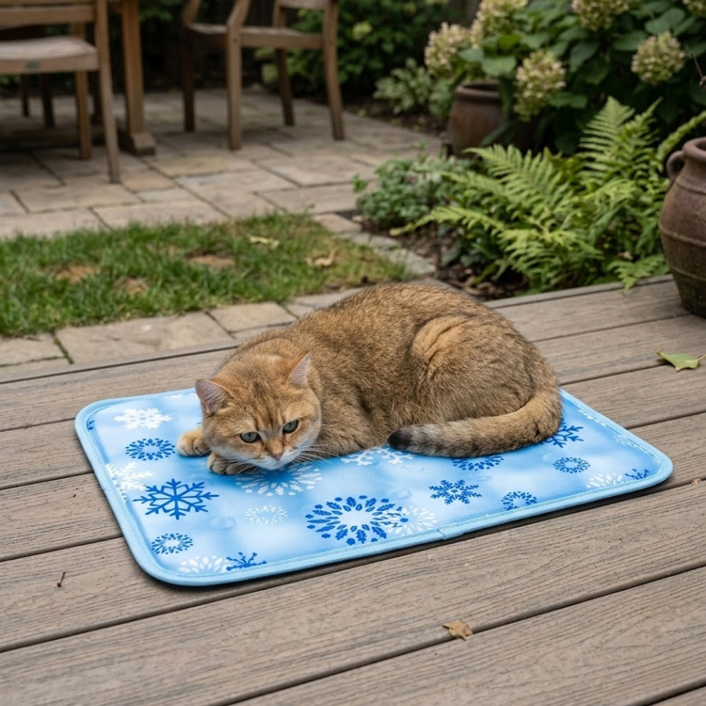 Dog Cooling Mat Gel Self-Cooling Pad Waterproof Wear-Resistant Pet Bed for Cats Dogs