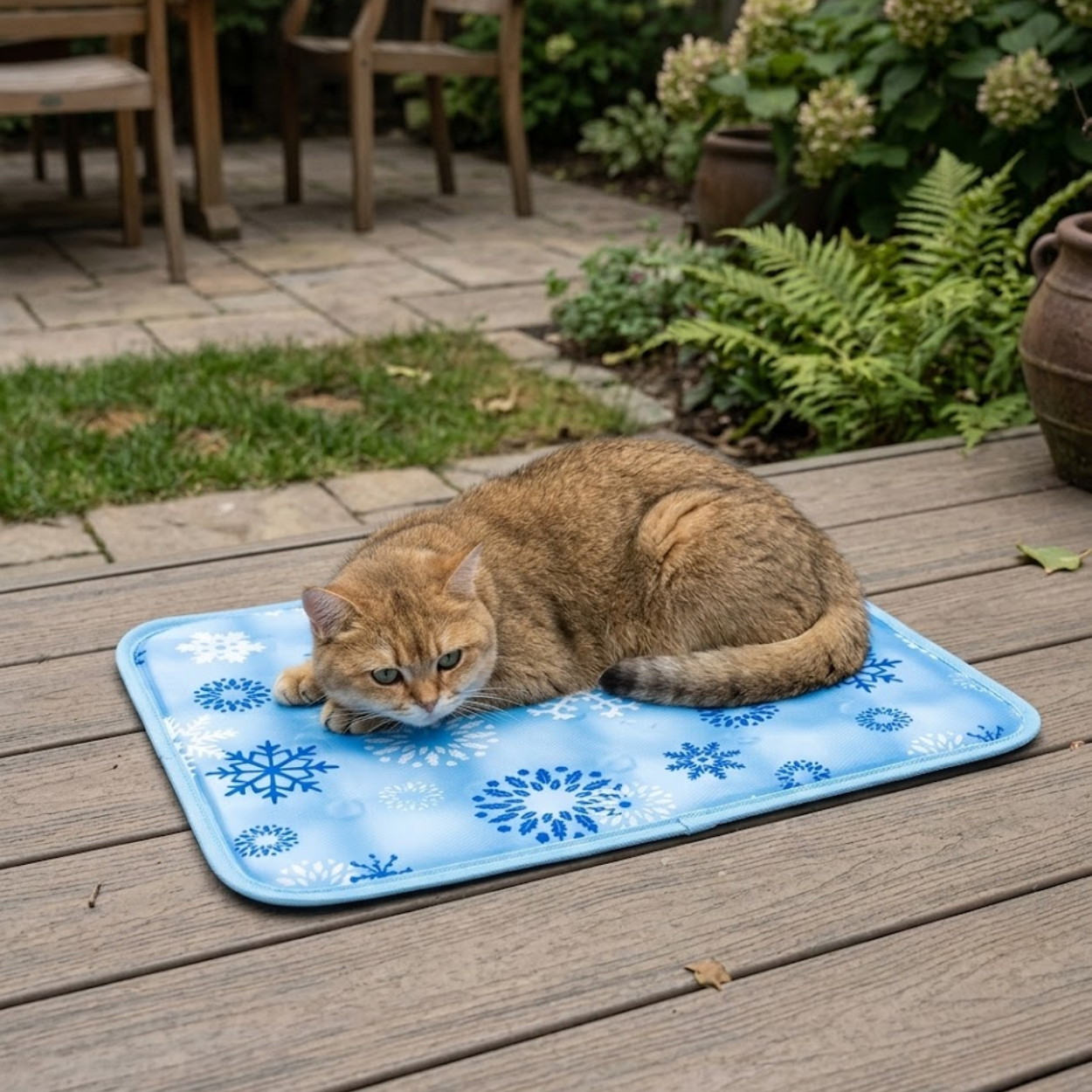 Dog Cooling Mat Gel Self-Cooling Pad Waterproof Wear-Resistant Pet Bed for Cats Dogs