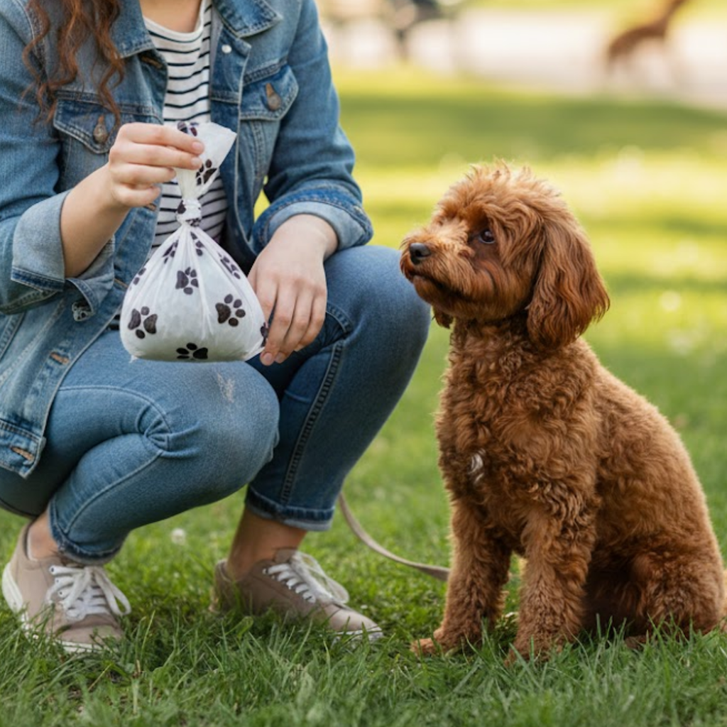 Compostable Dog Poop Bags Eco-Friendly Vegetable-Based Pet Waste Refill Rolls