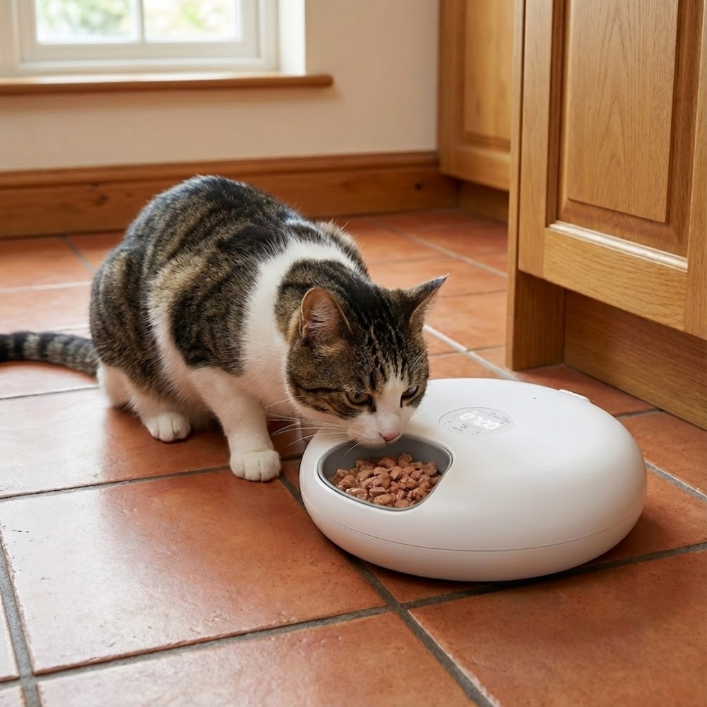 Rechargeable Wet Food Cat Dog Automatic Feeder Bowl