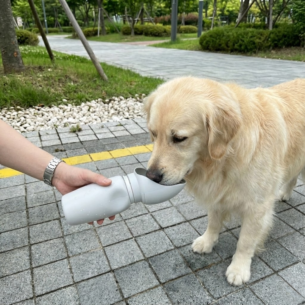 Silicone Portable Pet Water Cup Collapsible Leakproof