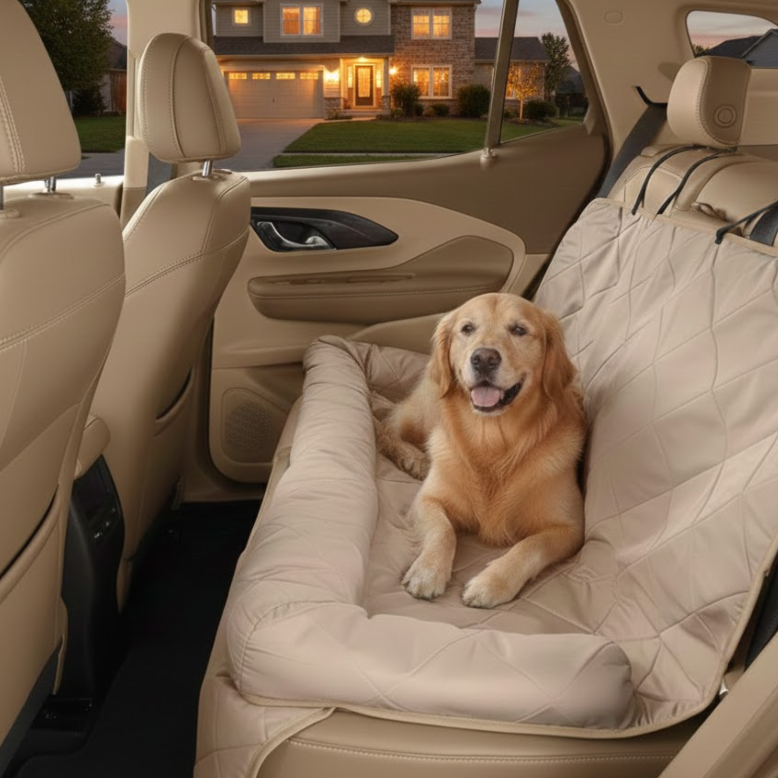 Waterproof Double-sided Dog Car Seat Protector Mat