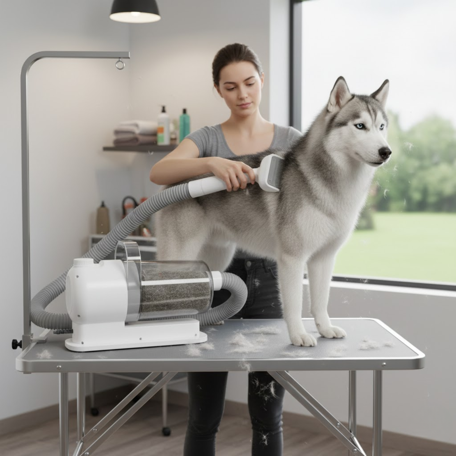 Pet Multi-functional Hair Trimmer Dog Vacuum Set All-in-one