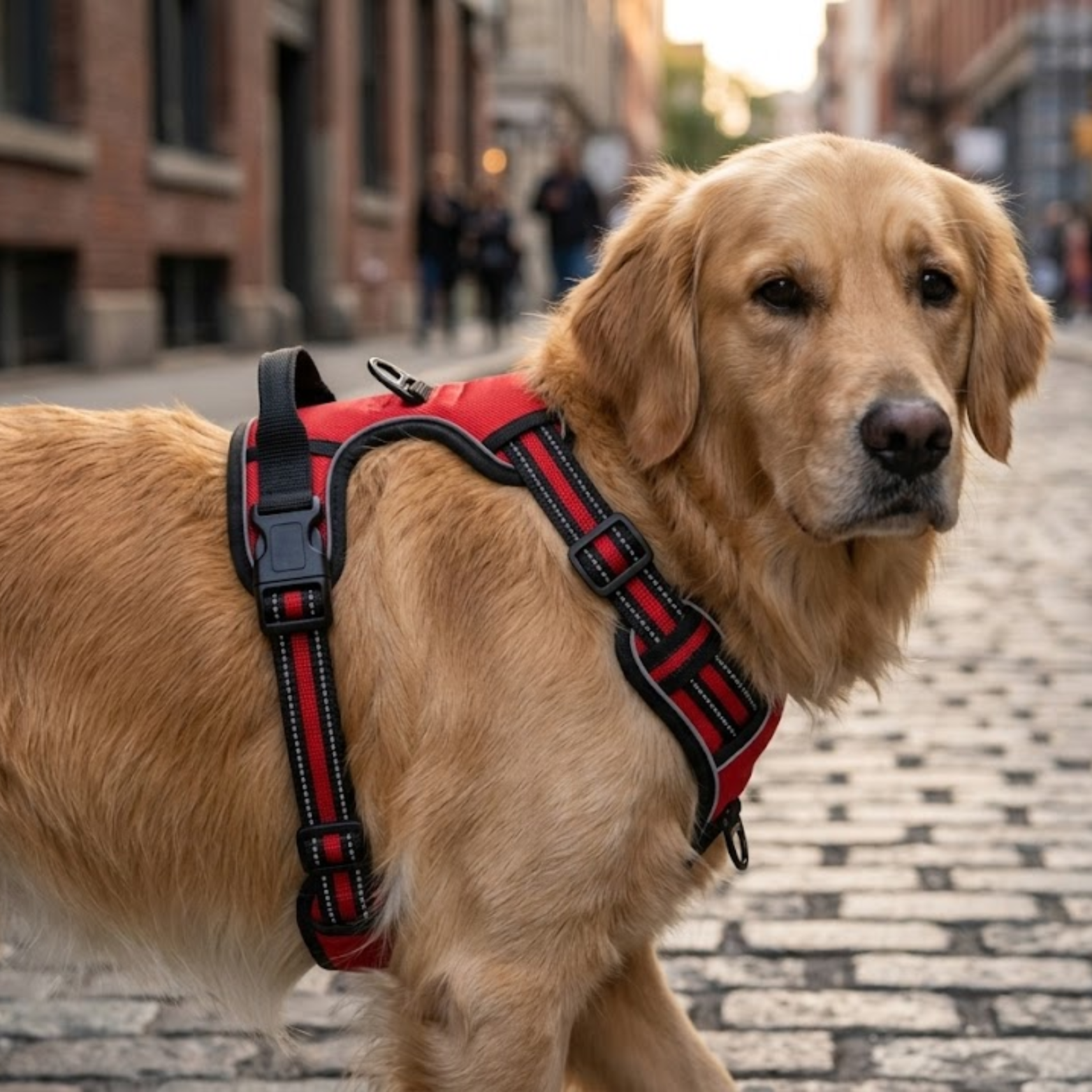 Reflective No-Pull Dog Harness with Control Handle and Adjustable Mesh Vest