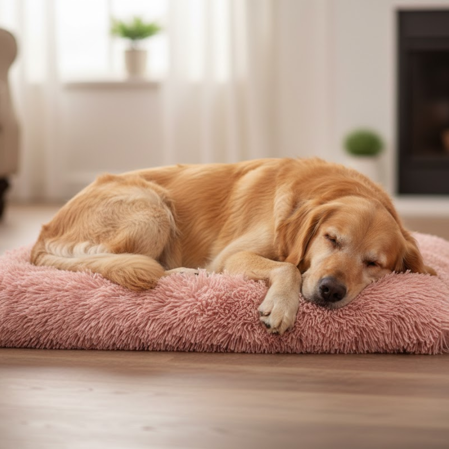 Plush Warm Soft Fleece Detachable Pet Sleeping Mat