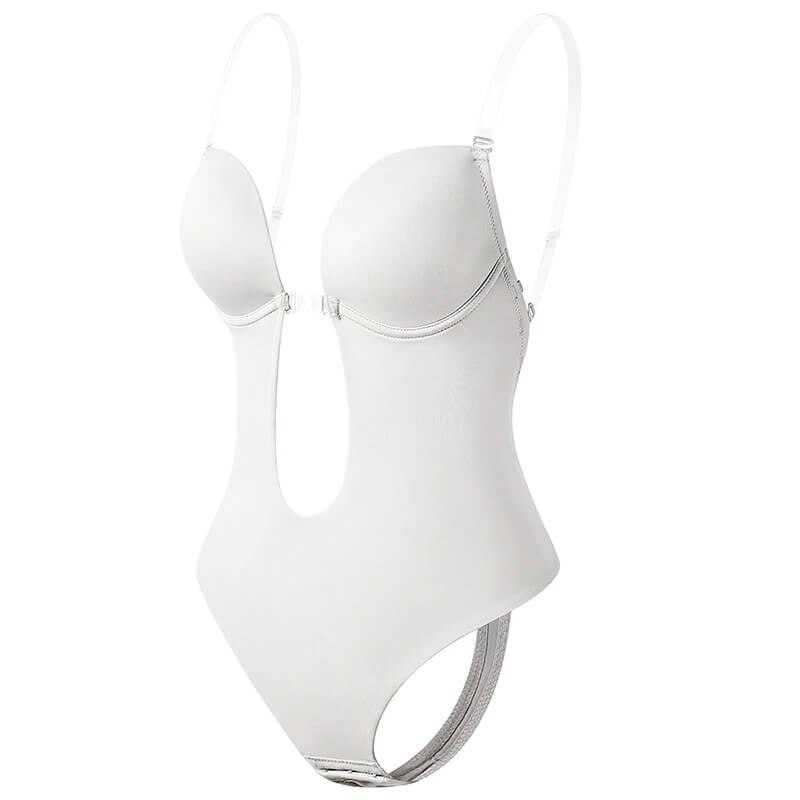 Backless Deep V Shaping Bodysuit Support