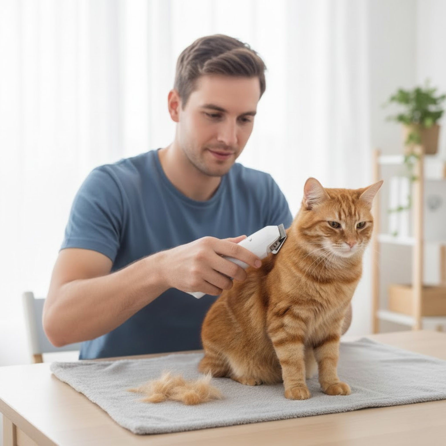 4-in-1 Pet Grooming Machine Automatic Hair Clipper USB