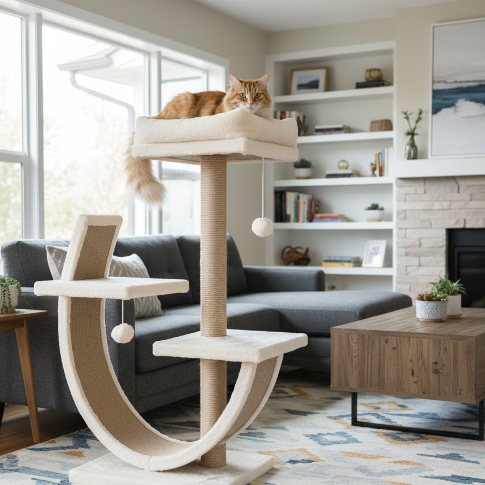 Modern Cat Tree Tower