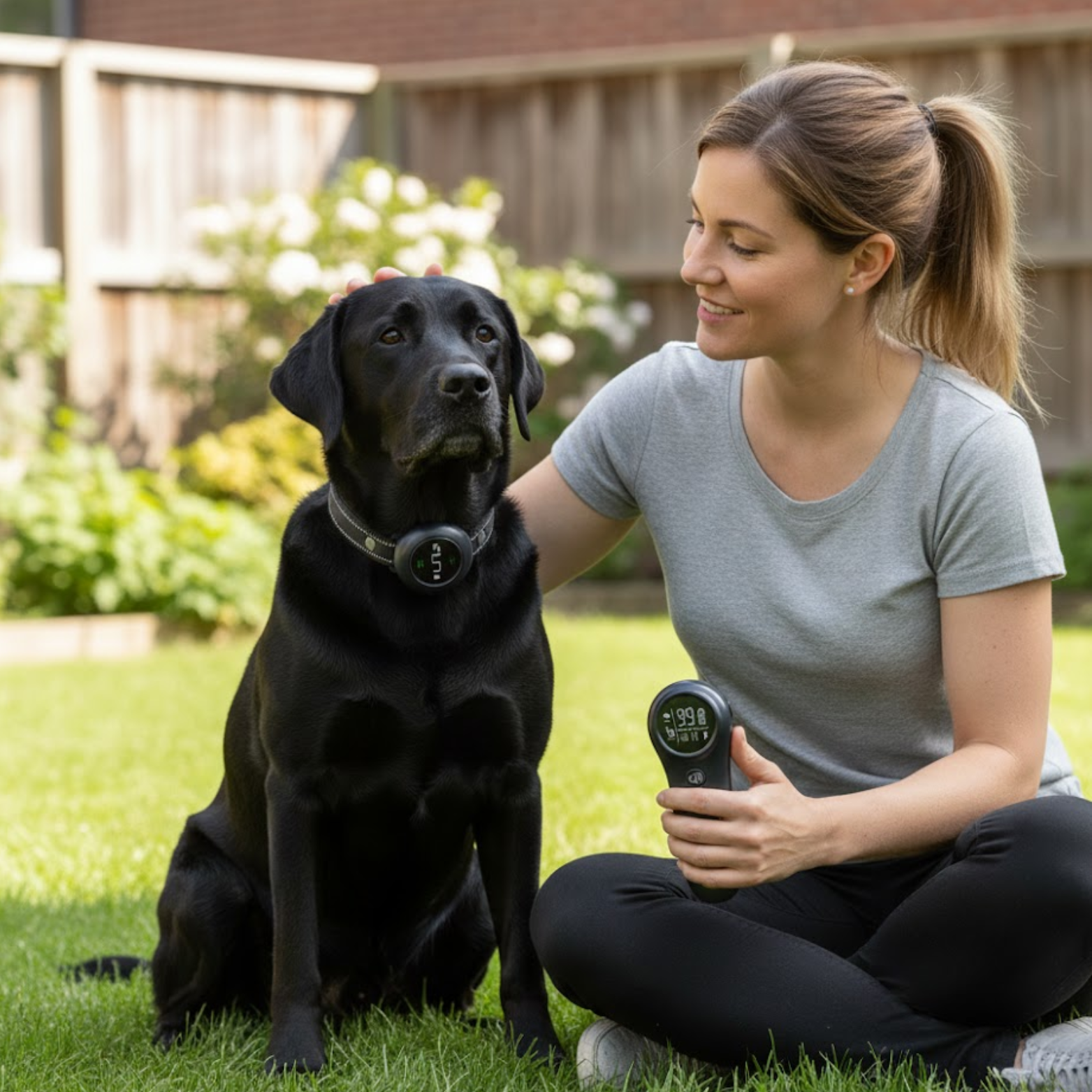 2 In 1 Remote Dog Training Collar Auto Anti Bark