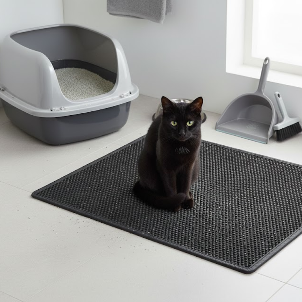 EVA Double Layer Cat Litter Pad Waterproof Non-slip