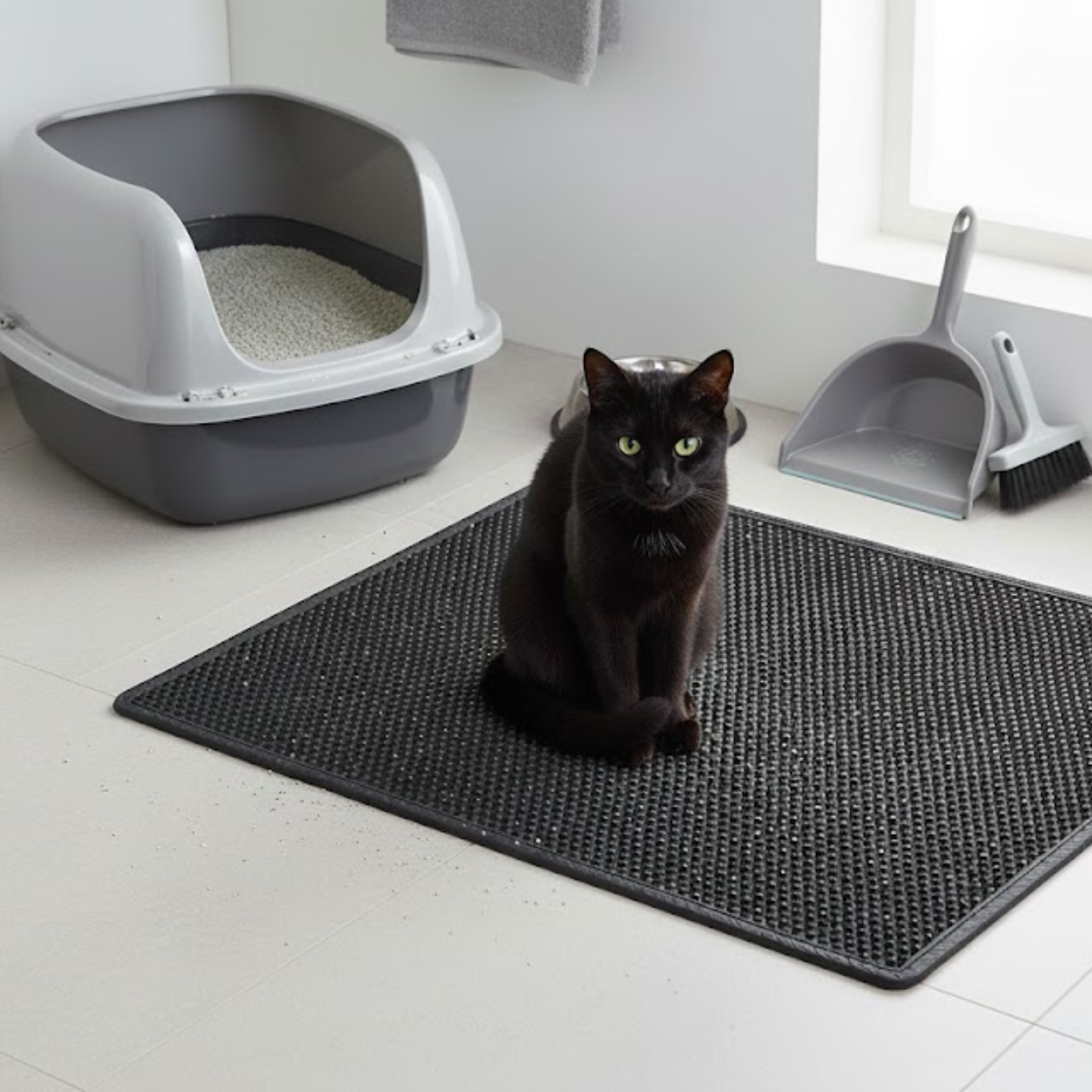 EVA Double Layer Cat Litter Pad Waterproof Non-slip