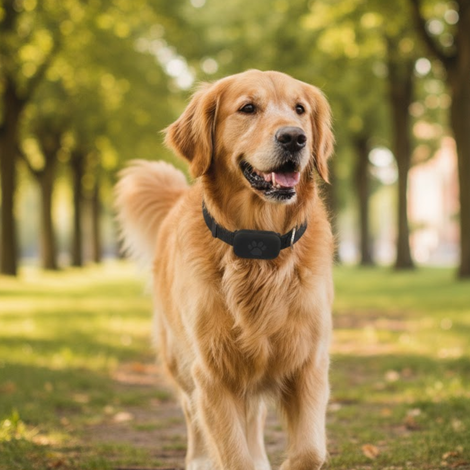 Mini GPS Pet Tracker Bluetooth Tracking Collar for Dogs and Cats with Remote Locator