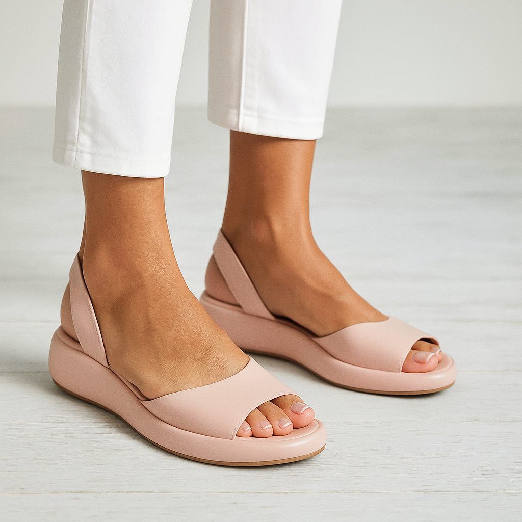 Women's sandals - cushioned open toe insole summer outfits